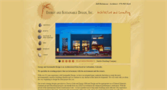 Desktop Screenshot of energyandsustainabledesign.com